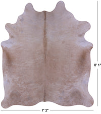 Thumbnail for Beige Natural Cowhide Rug - XX-Large 8' 1