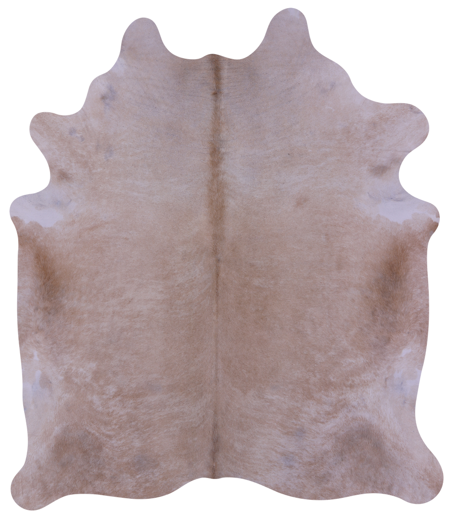 Beige Natural Cowhide Rug - XX-Large 8' 1"H x 7' 2"W