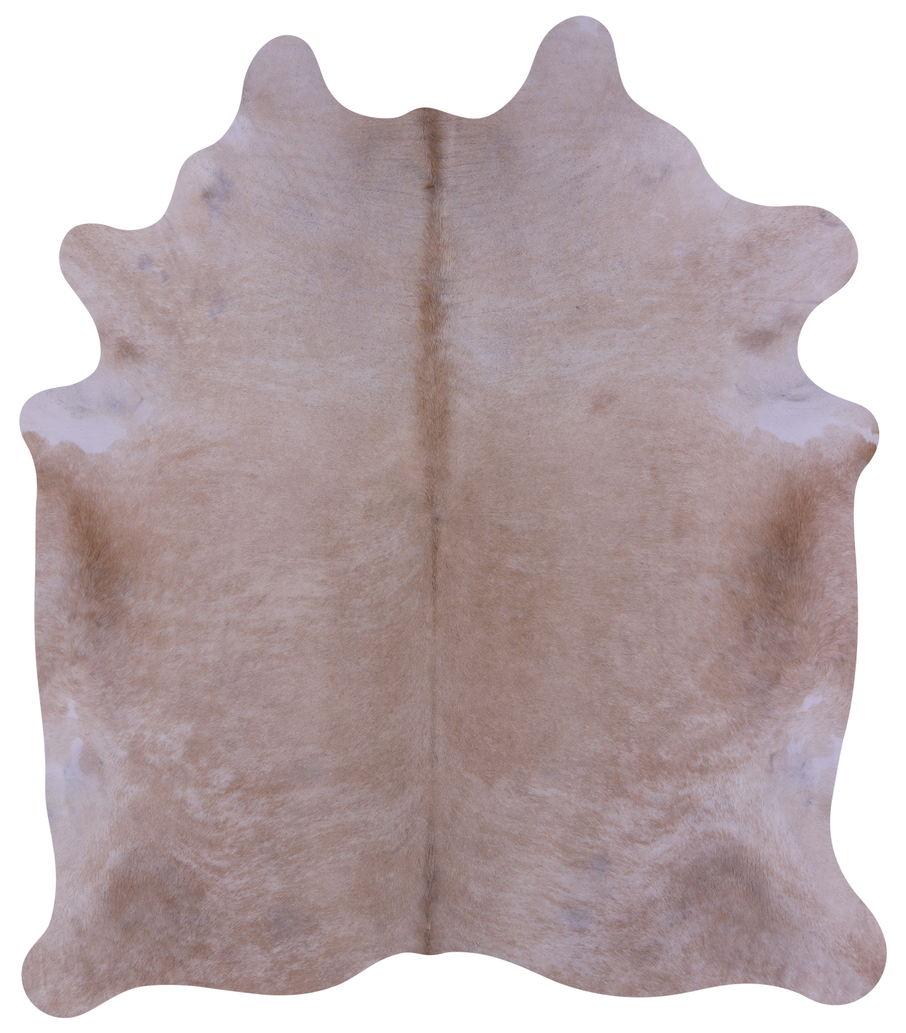 Beige Natural Cowhide Rug - XX-Large 8' 1"H x 7' 2"W