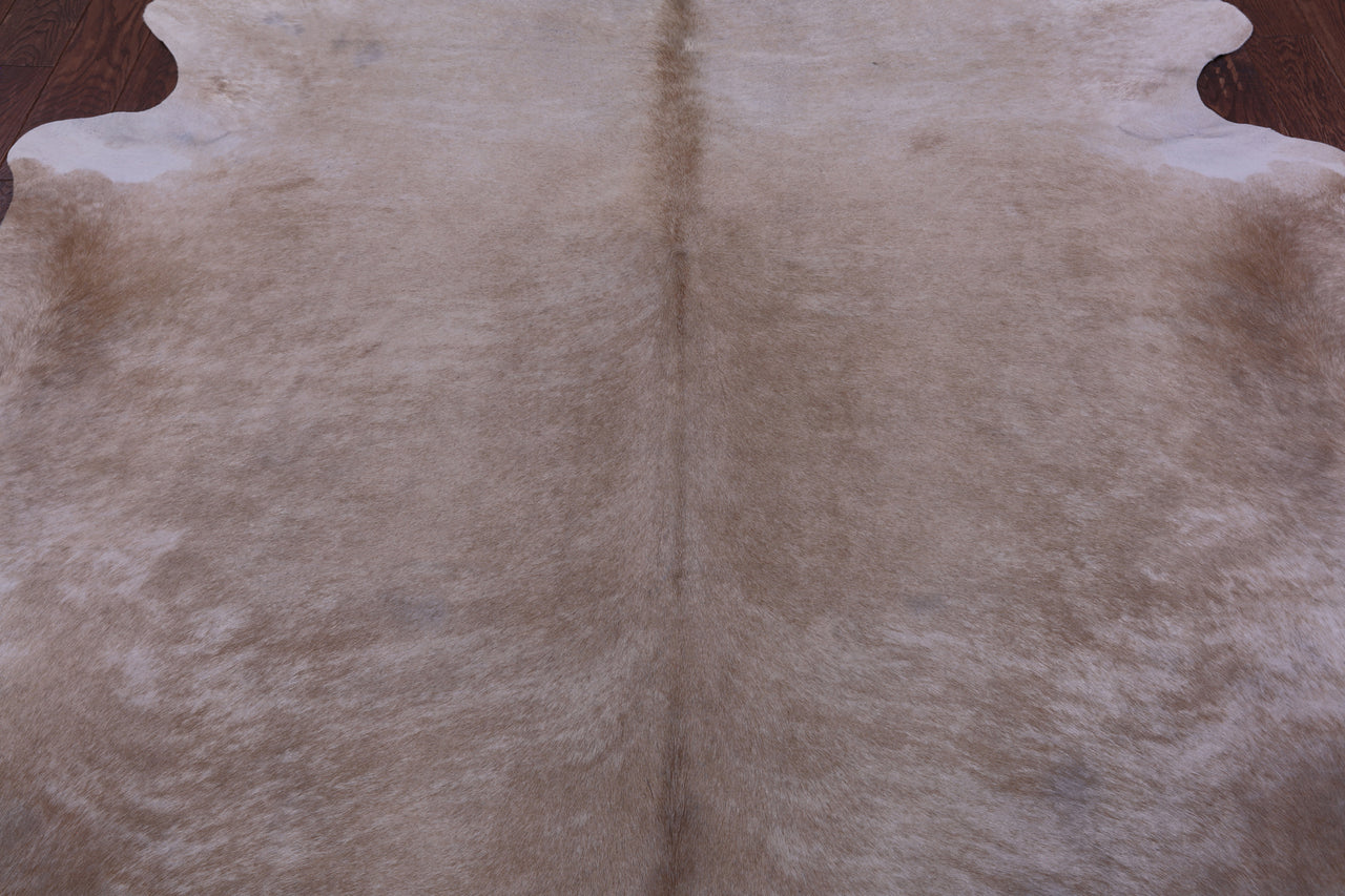 Beige Natural Cowhide Rug - XX-Large 8' 1"H x 7' 2"W