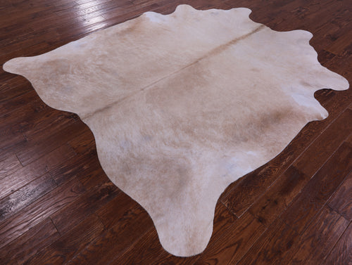 Beige Natural Cowhide Rug - XX-Large 8' 1