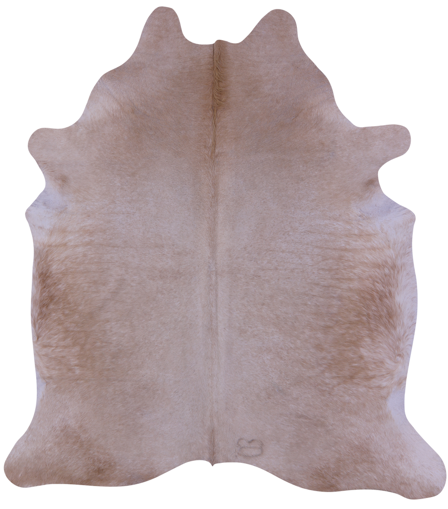 Beige Natural Cowhide Rug - XX-Large 8' 3"H x 7' 6"W