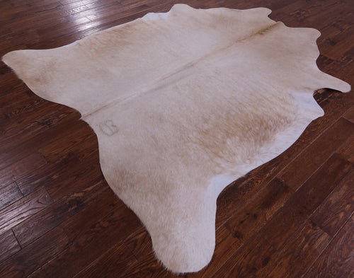 Beige Natural Cowhide Rug - XX-Large 8' 3