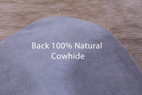 Beige Natural Cowhide Rug - XX-Large 8' 3