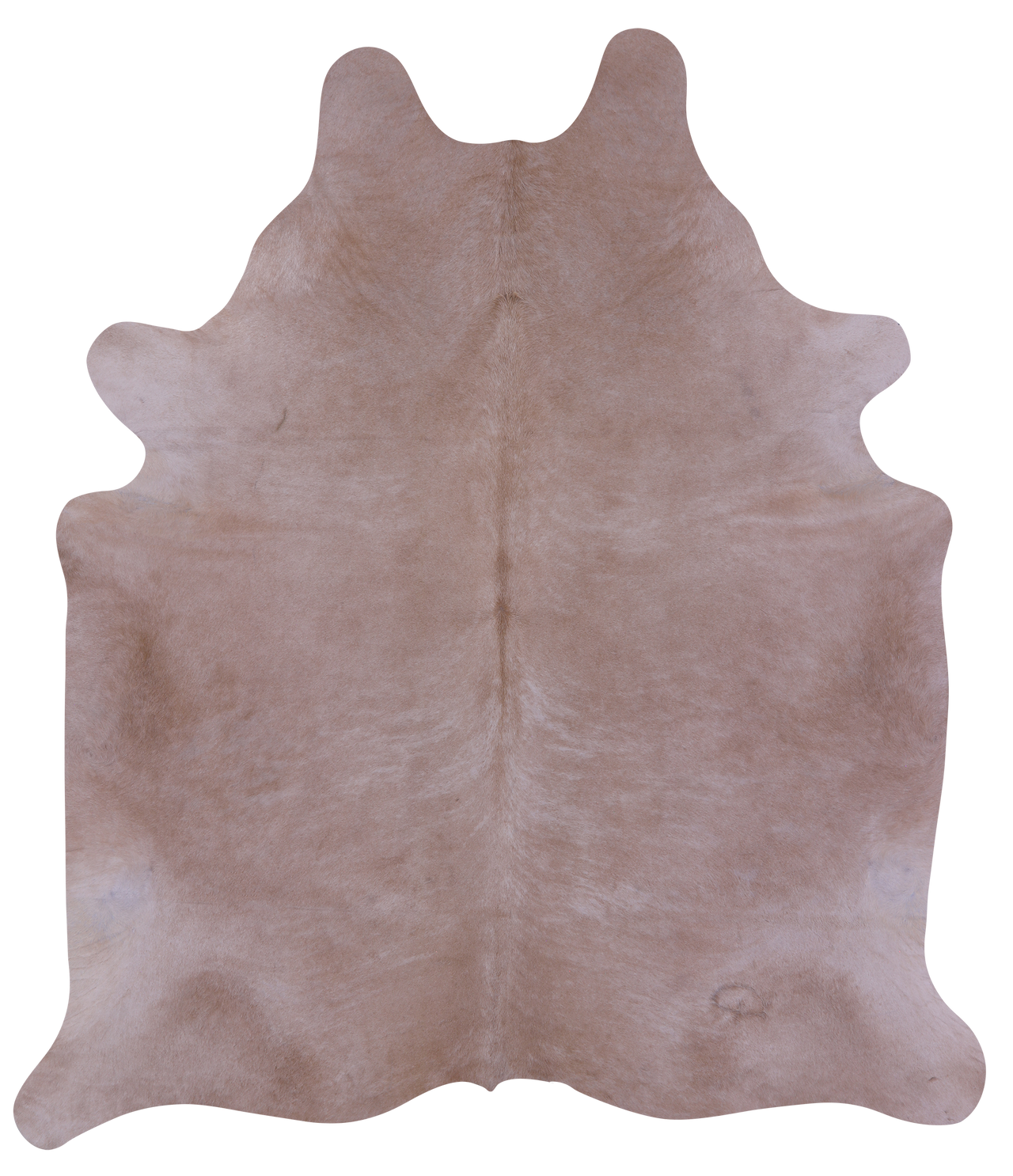 Beige Natural Cowhide Rug - XX-Large 8' 7"H x 7' 5"W