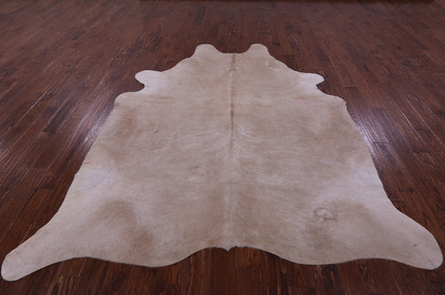 Beige Natural Cowhide Rug - XX-Large 8' 7