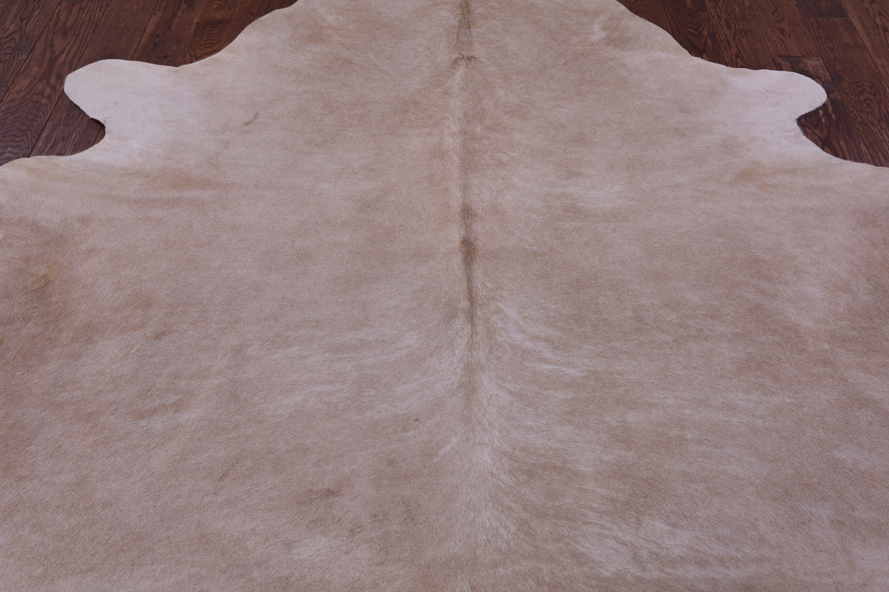 Beige Natural Cowhide Rug - XX-Large 8' 7"H x 7' 5"W