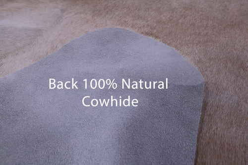 Beige Natural Cowhide Rug - XX-Large 8' 7
