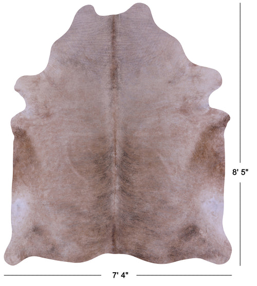 Beige Natural Cowhide Rug - XX-Large 8' 5