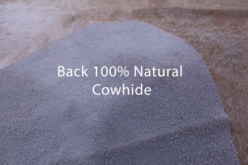 Beige Natural Cowhide Rug - XX-Large 8' 5