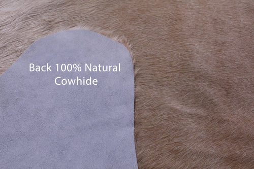 Beige Natural Cowhide Rug - XX-Large 8' 10