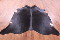 Thumbnail for Black Natural Cowhide Rug - XX-Large 8' 0