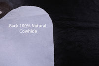 Thumbnail for Black Natural Cowhide Rug - XX-Large 8' 0