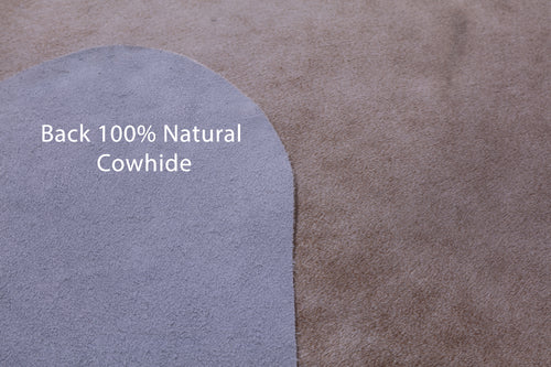 Beige Natural Cowhide Rug - XX-Large 8' 3