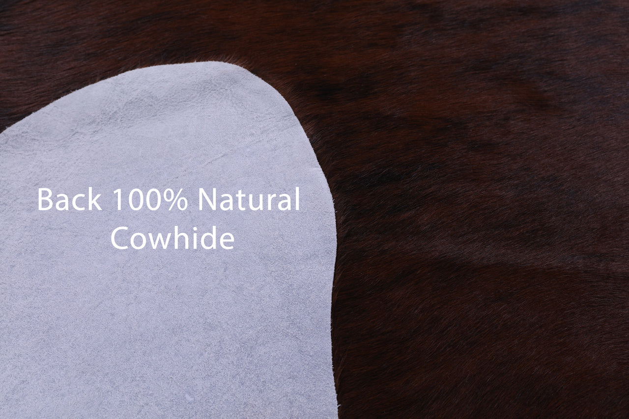 Brindle Natural Brown Cowhide Rug - XX-Large 8' 3"H x 7' 5"W