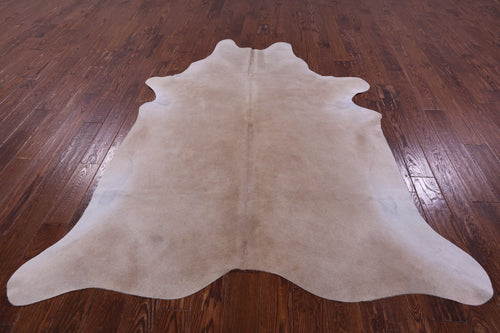 Beige Natural Cowhide Rug - X-Large 7' 5