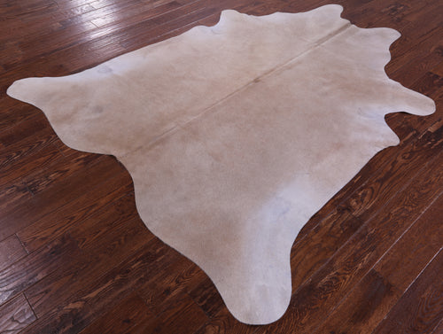 Beige Natural Cowhide Rug - X-Large 7' 5