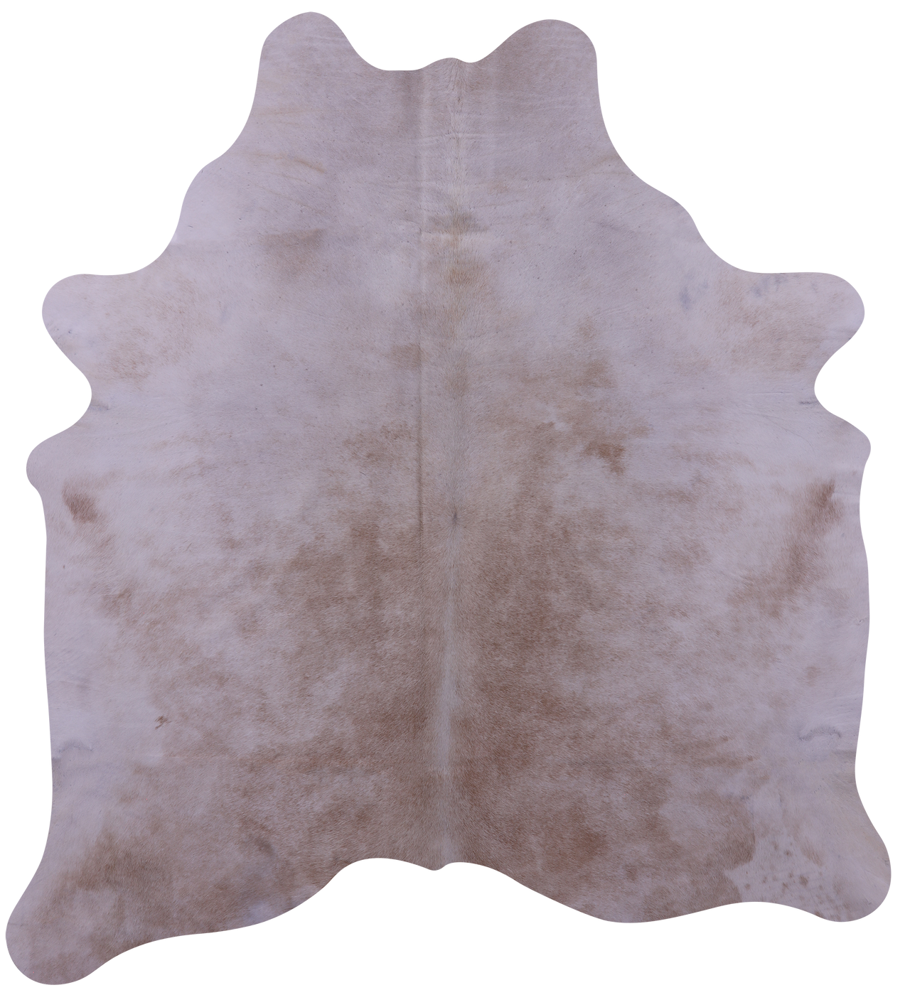Beige Natural Cowhide Rug - Large 6' 8"H x 6' 3"W