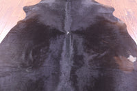 Thumbnail for Black Natural Cowhide Rug - X-Large 7' 0