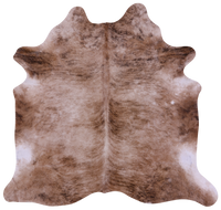 Thumbnail for Light Brindle Natural Cowhide Rug - Large 6' 7