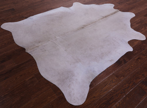 Beige Natural Cowhide Rug - Large 6' 6
