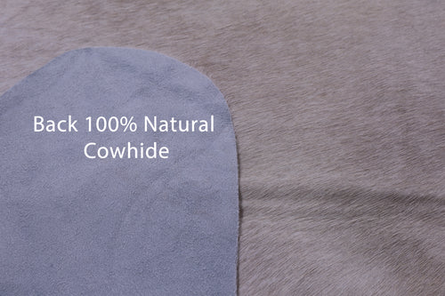 Beige Natural Cowhide Rug - Large 6' 6