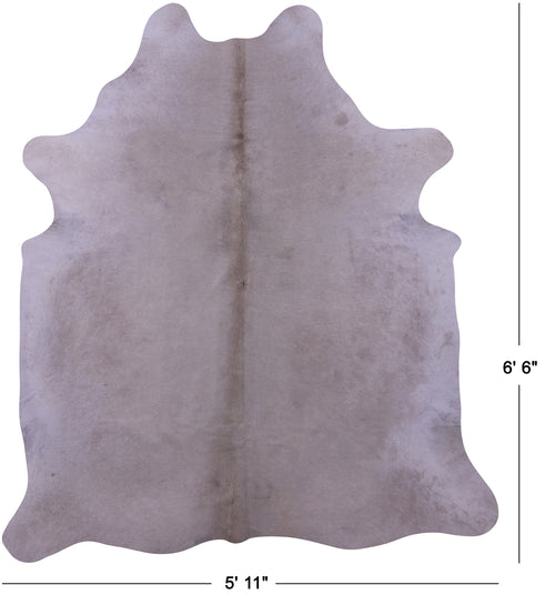 Beige Natural Cowhide Rug - Large 6' 6