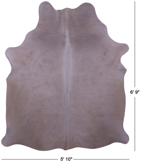 Beige Natural Cowhide Rug - Large 6' 9