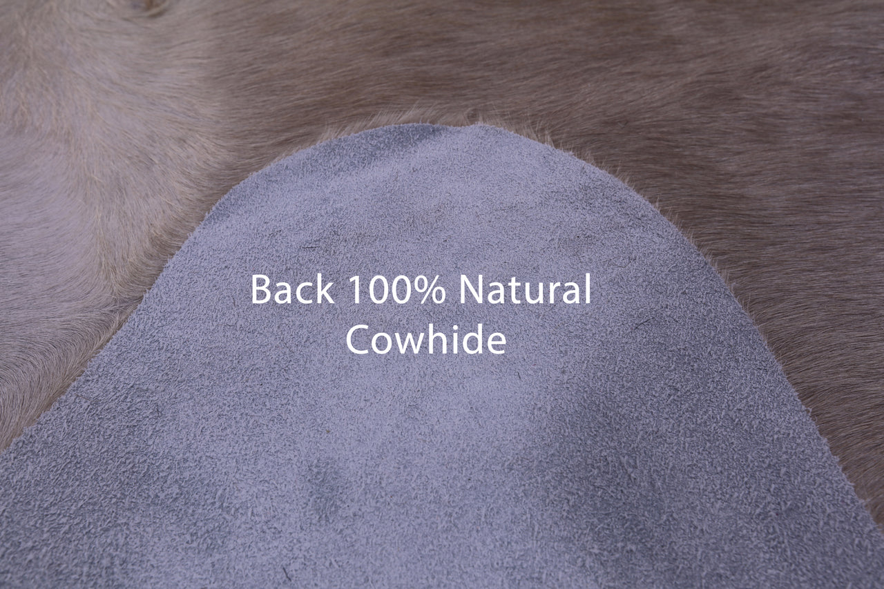 Champagne Natural Cowhide Rug - X-Large 7' 0"H x 6' 8"W