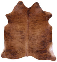 Thumbnail for Brindle Natural Brown Cowhide Rug - Large 6' 4
