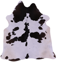 Thumbnail for Brown & White Natural Cowhide Rug - X-Large 7' 0