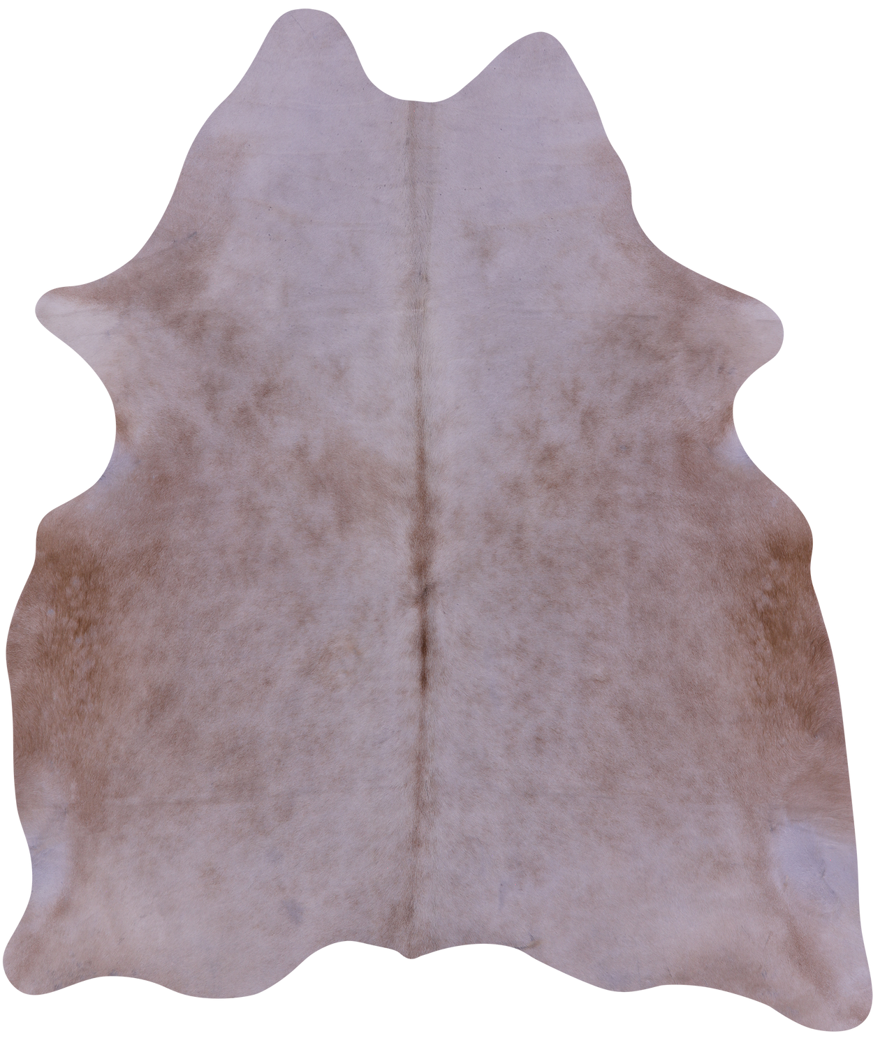 Beige Natural Cowhide Rug - Large 6' 7"H x 5' 10"W