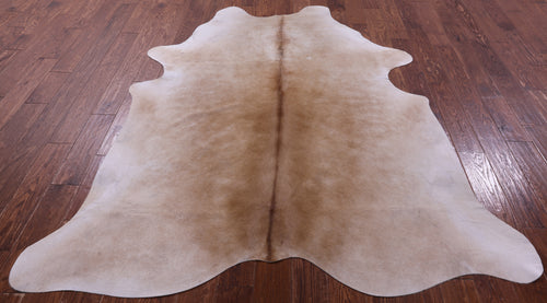 Beige Natural Cowhide Rug - X-Large 7' 0