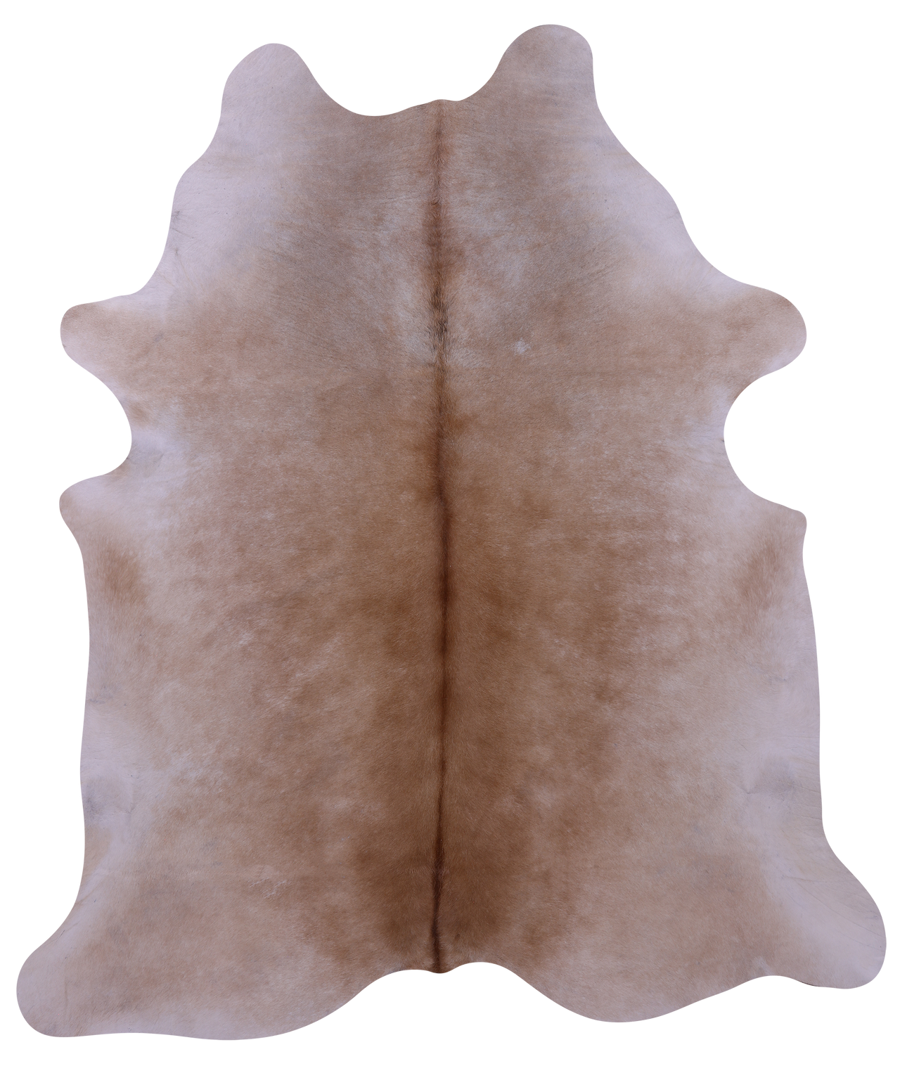Beige Natural Cowhide Rug - X-Large 7' 0"H x 6' 2"W