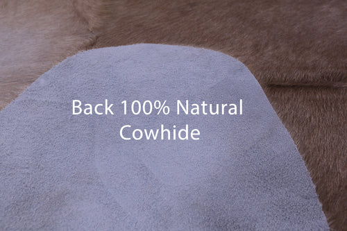 Champagne Natural Cowhide Rug - Large 6' 7