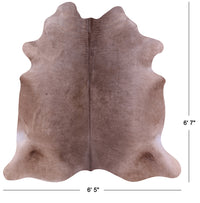 Thumbnail for Champagne Natural Cowhide Rug - Large 6' 7