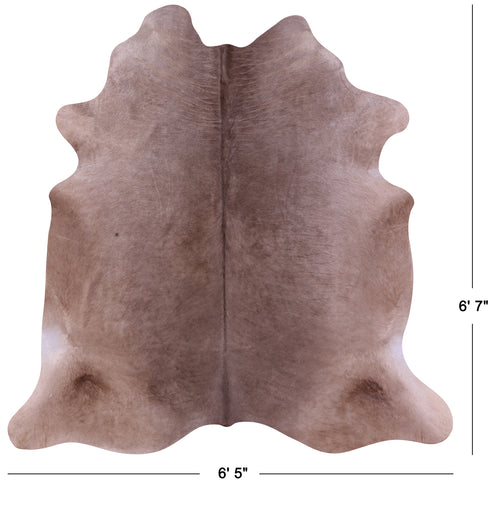 Champagne Natural Cowhide Rug - Large 6' 7