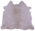 Beige Natural Cowhide Rug - Medium 5' 10"H x 6' 7"W