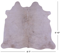 Thumbnail for Beige Natural Cowhide Rug - Medium 5' 10