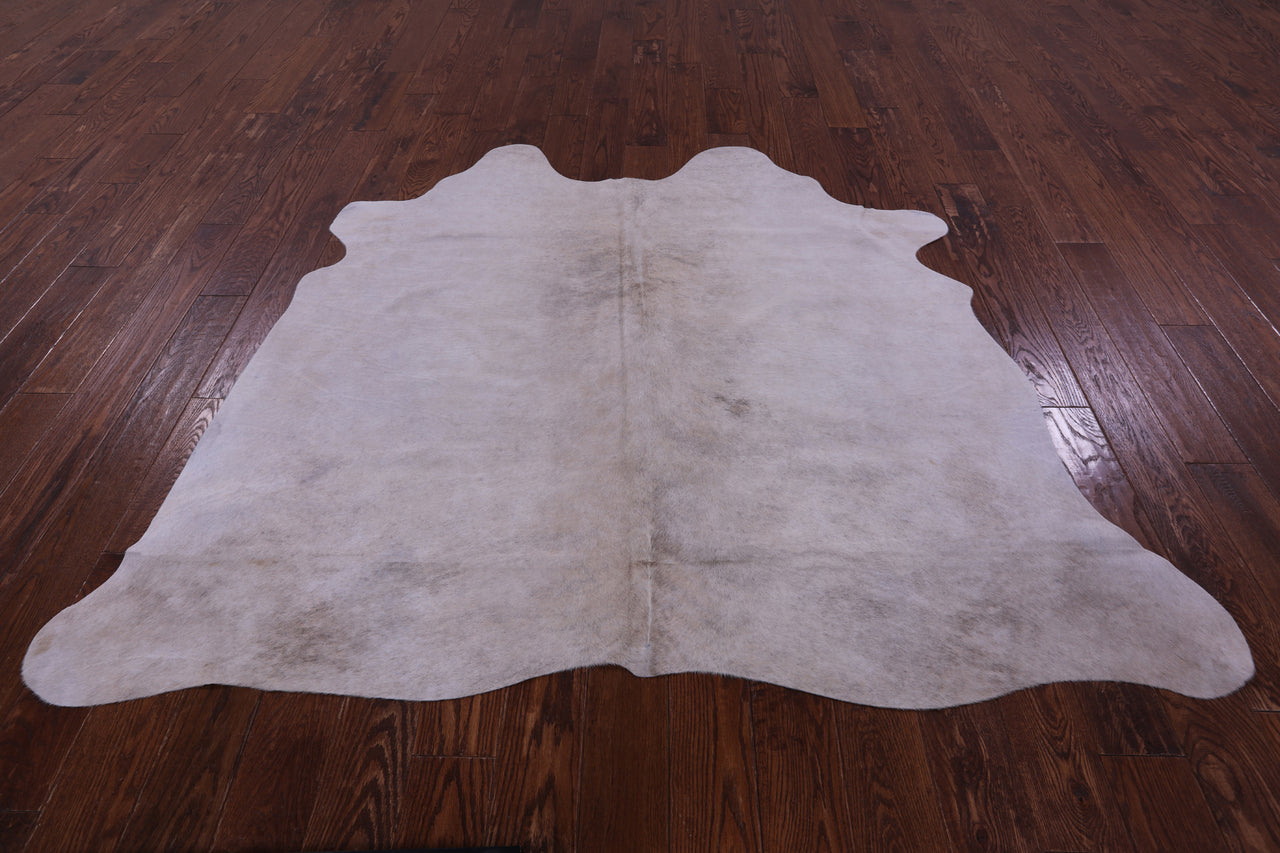 Beige Natural Cowhide Rug - Medium 5' 10"H x 6' 7"W