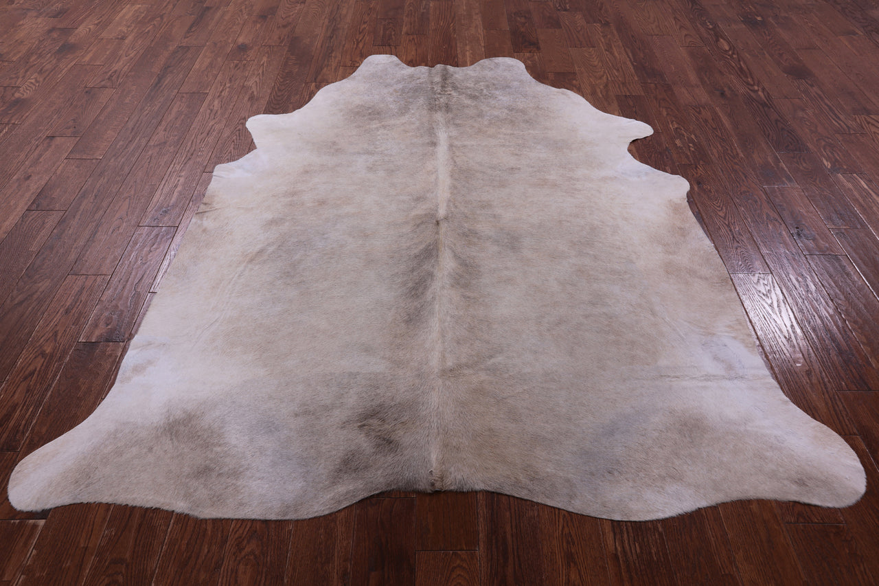 Beige Natural Cowhide Rug - X-Large 7' 0"H x 6' 2"W