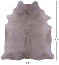 Thumbnail for Beige Natural Cowhide Rug - X-Large 7' 0