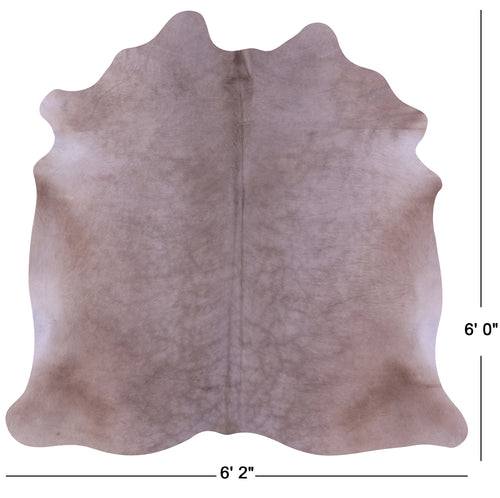 Beige Natural Cowhide Rug - Medium 6' 0