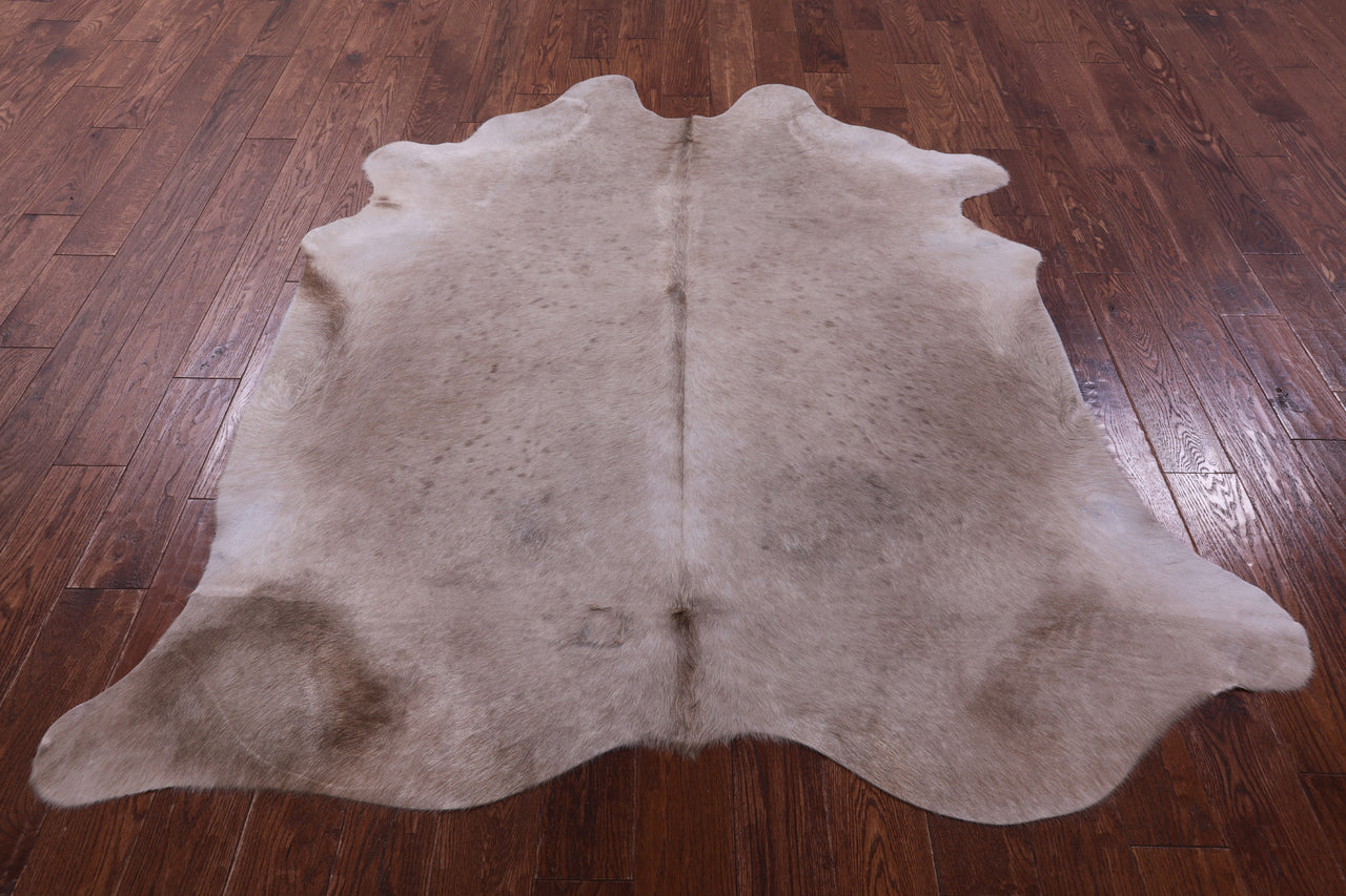 Beige Natural Cowhide Rug - Large 6' 5"H x 5' 11"W