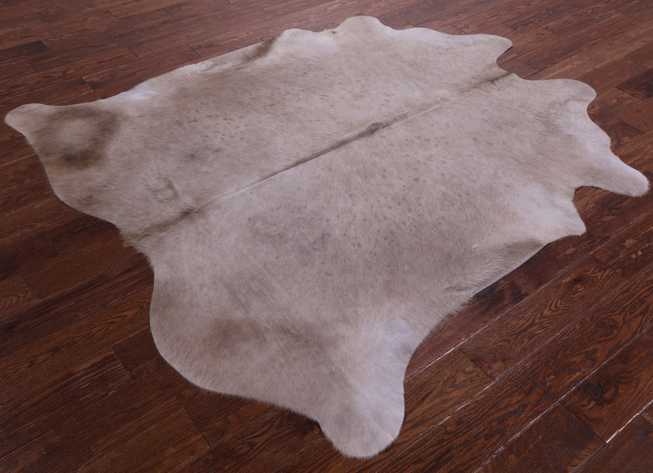 Beige Natural Cowhide Rug - Large 6' 5"H x 5' 11"W