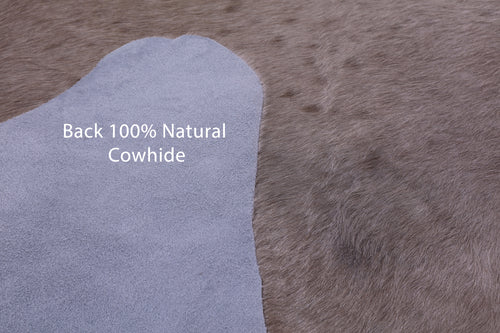 Beige Natural Cowhide Rug - Large 6' 5