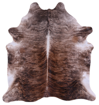 Thumbnail for Light Brindle Natural Cowhide Rug - X-Large 7' 4