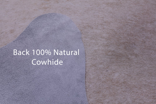Beige Natural Cowhide Rug - Small 5' 6