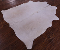 Thumbnail for Beige Natural Cowhide Rug - Small 5' 7