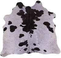 Thumbnail for Brown & White Natural Cowhide Rug - Small 5' 0
